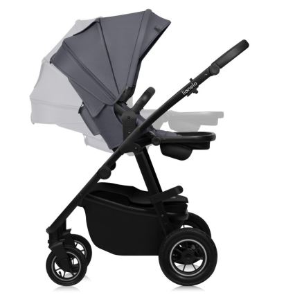 Lionelo - 3-in-1 Kombikinderwagen AMBER PLUS Grau Graphite