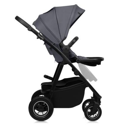 Lionelo - 3-in-1 Kombikinderwagen AMBER PLUS Grau Graphite