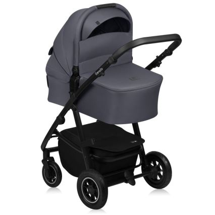 Lionelo - 3-in-1 Kombikinderwagen AMBER PLUS Grau Graphite
