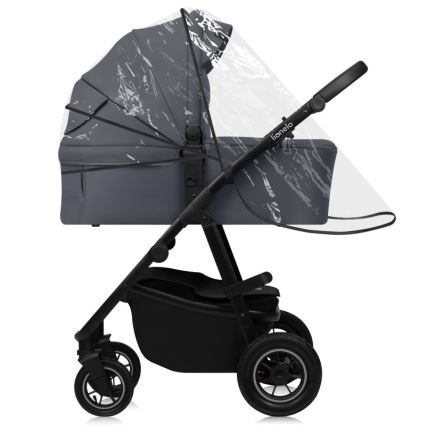Lionelo - 3-in-1 Kombikinderwagen AMBER PLUS Grau Graphite