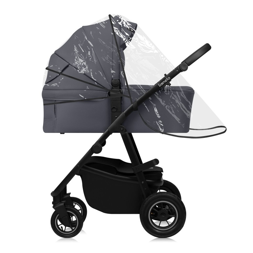 Lionelo - 3-in-1 Kombikinderwagen AMBER PLUS Grau Graphite