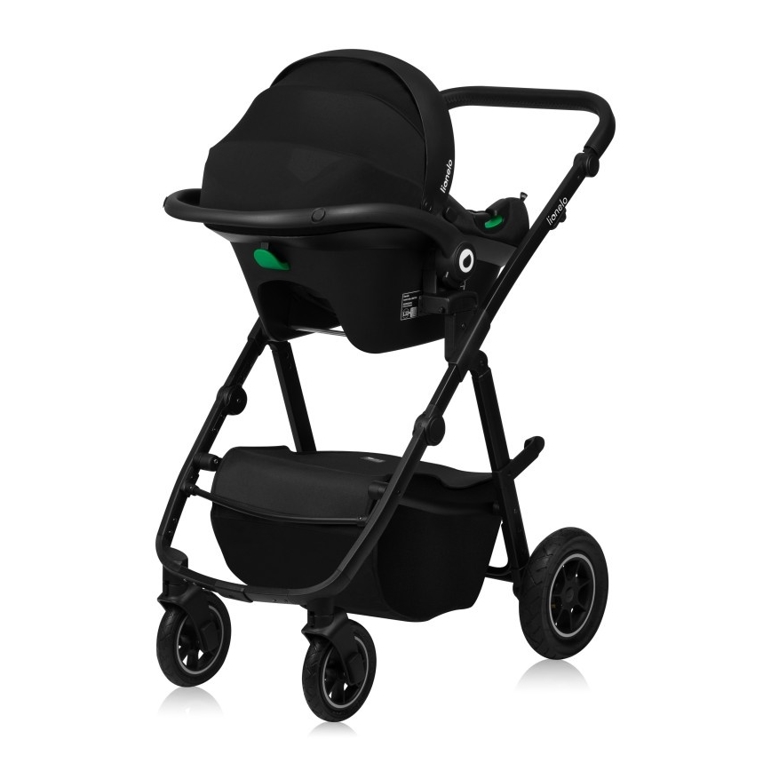 Lionelo - 3-in-1 Kombikinderwagen AMBER PLUS Grau Graphite