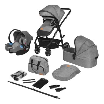 Lionelo - 3-in-1 Kombikinderwagen BIANKA Steingrau