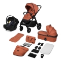 Lionelo - 3-in-1 Kombikinderwagen LAYLA Rostbraun