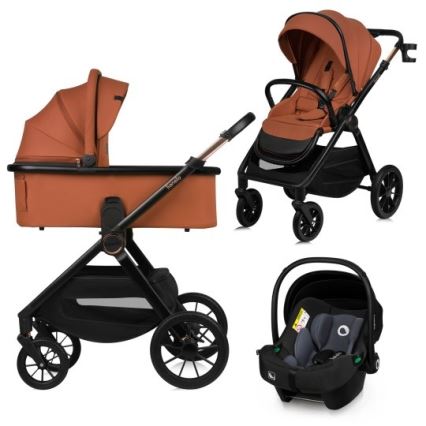 Lionelo - 3-in-1 Kombikinderwagen LAYLA Rostbraun