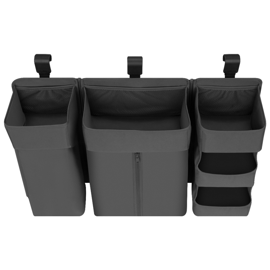 Lionelo - 3-in-1 Organizer für das Babybett SIDEPOCKET Grau