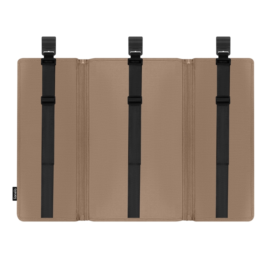 Lionelo - 3-in-1 SIDEPOCKET Organizer für das Babybett, Beige