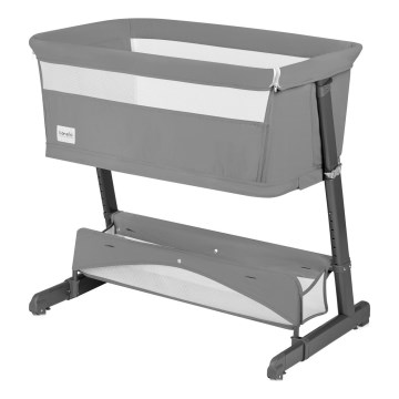 Lionelo - 5-in-1 Babybett THOMI PLUS Beton-Grau