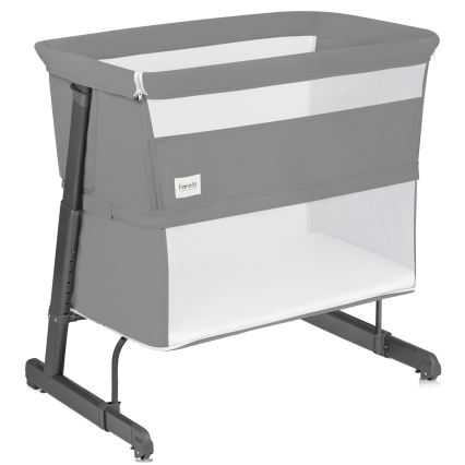 Lionelo - 5-in-1 Babybett THOMI PLUS Beton-Grau