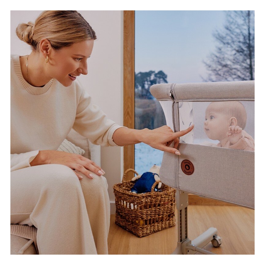 Lionelo - AURORA 3-in-1 Babybett, grau