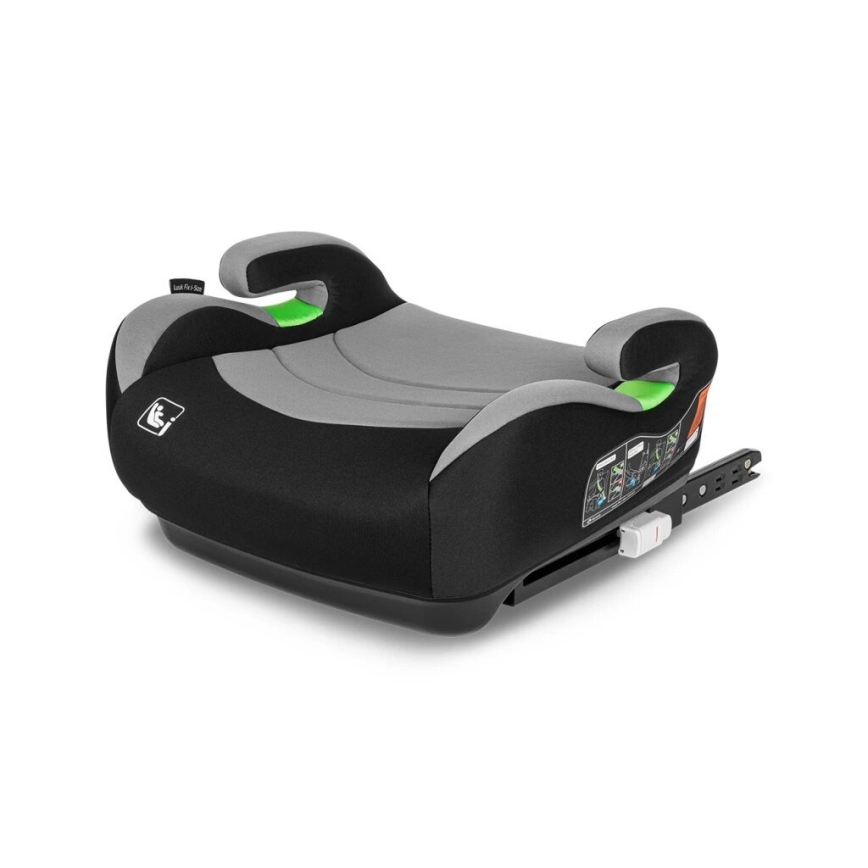 Lionelo - Auto-Sitzerhöhung LUUK FIX i-Size 125-150 cm schwarz/grau