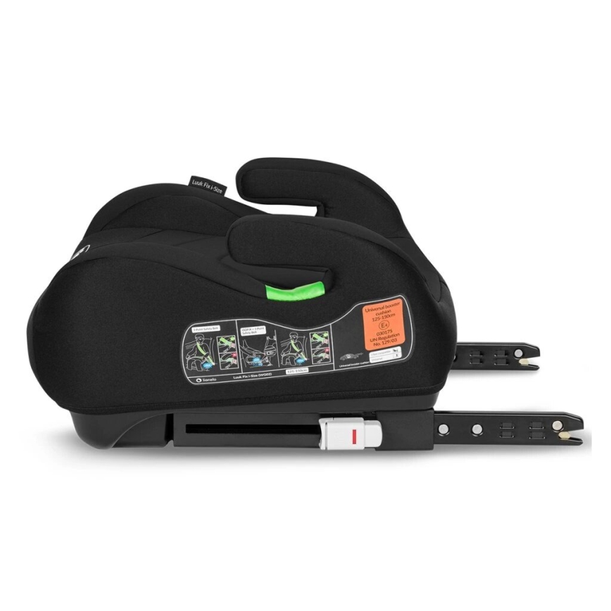 Lionelo - Auto-Sitzerhöhung LUUK FIX i-Size 125-150 cm schwarz
