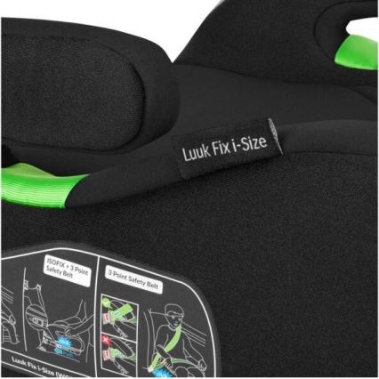 Lionelo - Auto-Sitzerhöhung LUUK FIX i-Size 125-150 cm schwarz