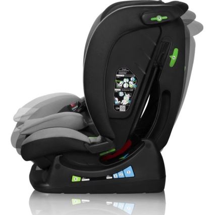 Lionelo - Autokindersitz AART i-Size 40-150 cm schwarz/grau