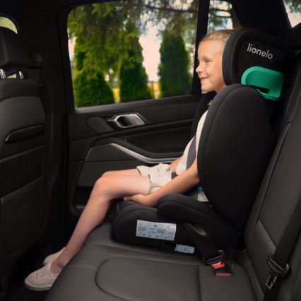 Lionelo - Autokindersitz HUGO i-Size 100-150 cm schwarz/grau