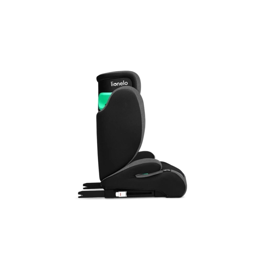 Lionelo - Autokindersitz HUGO i-Size 100-150 cm schwarz/grau