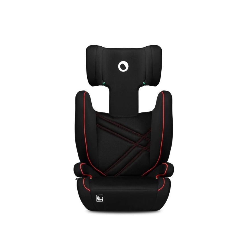 Lionelo - Autokindersitz HUGO i-Size 100-150 cm schwarz/rot