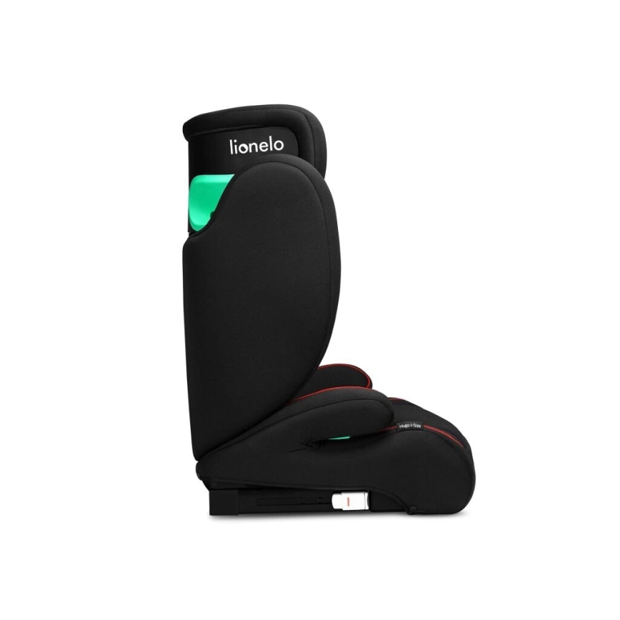 Lionelo - Autokindersitz HUGO i-Size 100-150 cm schwarz/rot