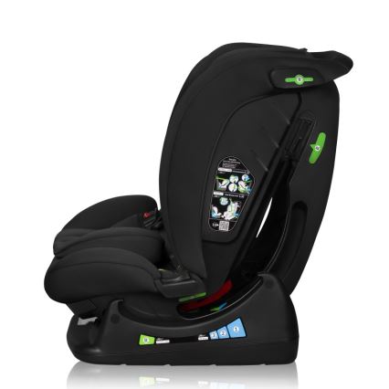 Lionelo - Autokindersitz IZZY i-Size 40-150 cm Schwarz/Carbon