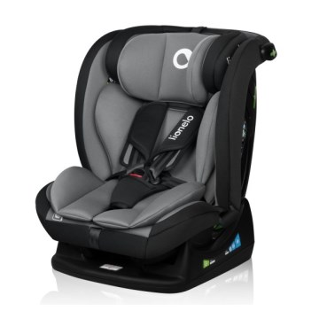 Lionelo - Autokindersitz IZZY i-Size 40-150 cm Schwarz/Grau
