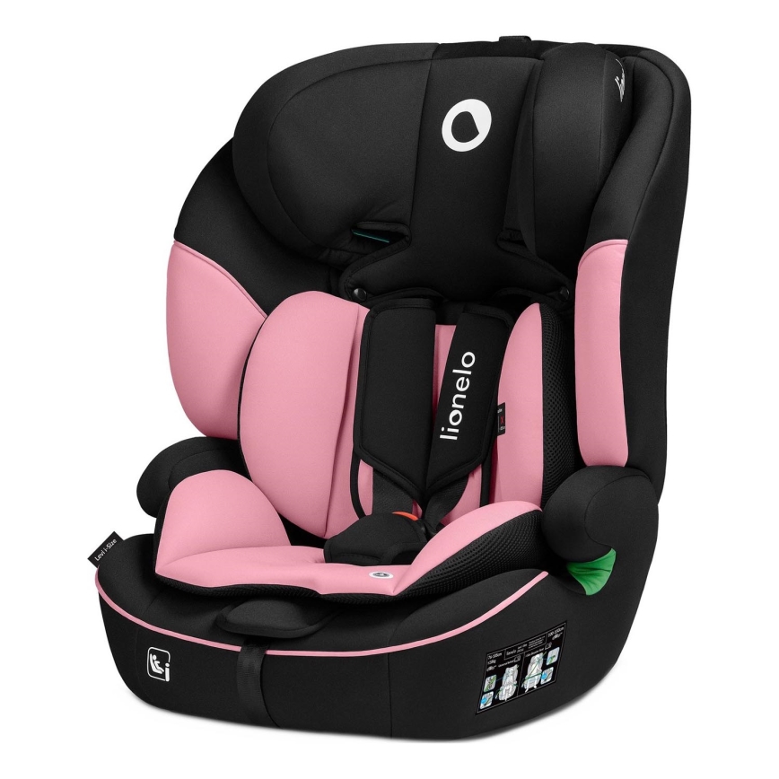 Lionelo - Autokindersitz LEVI i-Size 76-150 cm Babyrosa