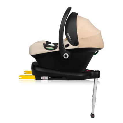 Lionelo - Autokindersitz mit Basis ASTRID SET i-Size 40-87 cm Sandbeige