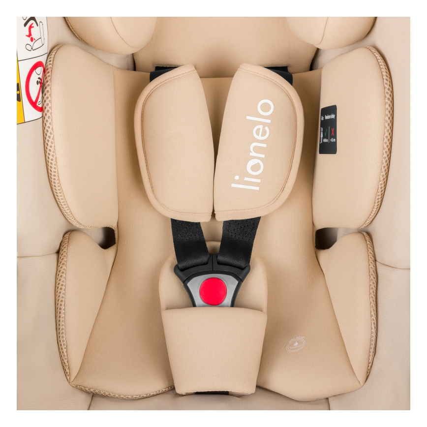 Lionelo - Autokindersitz mit Basis ASTRID SET i-Size 40-87 cm Sandbeige