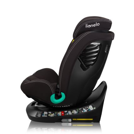 Lionelo - Kindersitz mit drehbarer Basis BASTIAAN ONE i-Size 40-150 cm Carbon-Schwarz