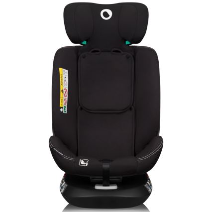 Lionelo - Kindersitz mit drehbarer Basis BASTIAAN ONE i-Size 40-150 cm Carbon-Schwarz