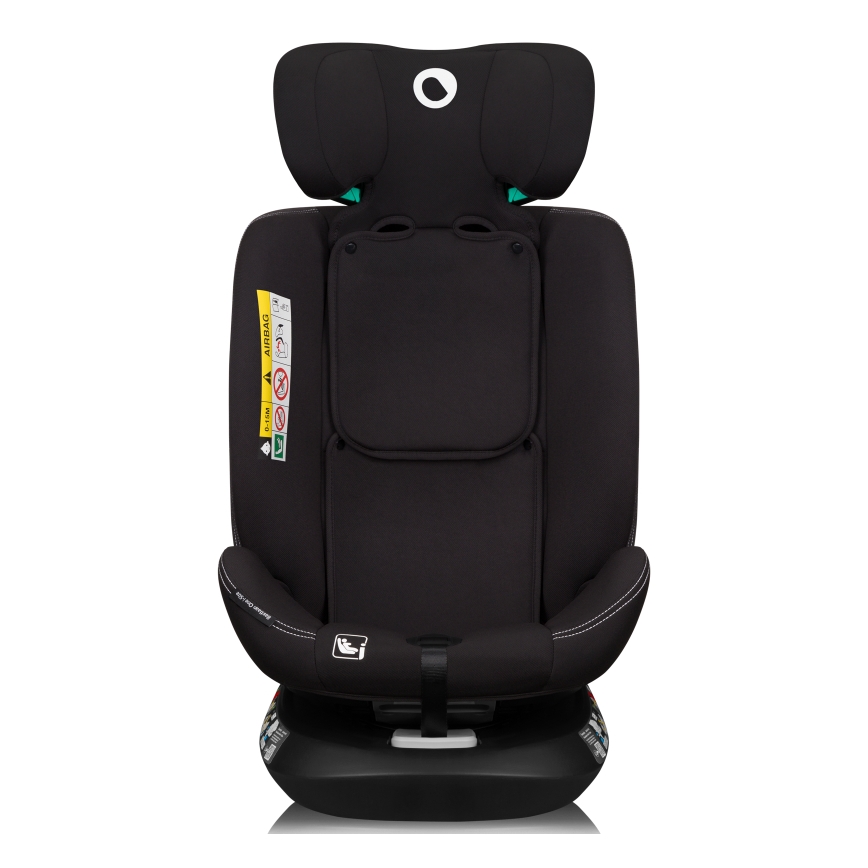 Lionelo - Kindersitz mit drehbarer Basis BASTIAAN ONE i-Size 40-150 cm Carbon-Schwarz