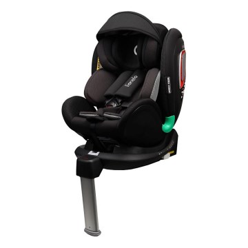 Lionelo - Autokindersitz mit drehbarer Basis ANTOON PLUS i-Size 40-105 cm Black Onyx