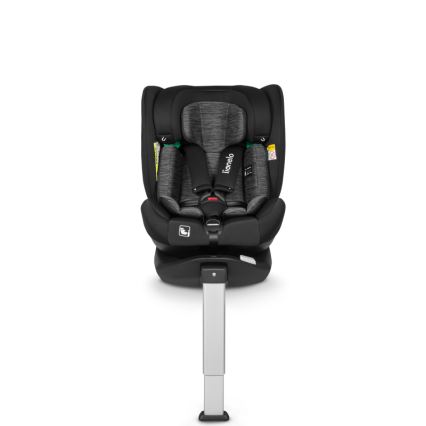 Lionelo - Autokindersitz mit drehbarer Basis BRAAM i-Size 40-150 cm Schwarz-Carbon