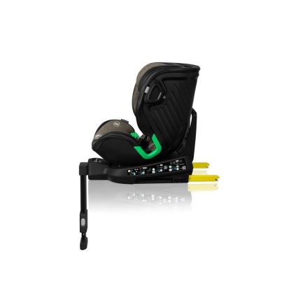Lionelo - Autokindersitz mit drehbarer Basis HARMONY i-Size 40-150 cm schwarz/oliv