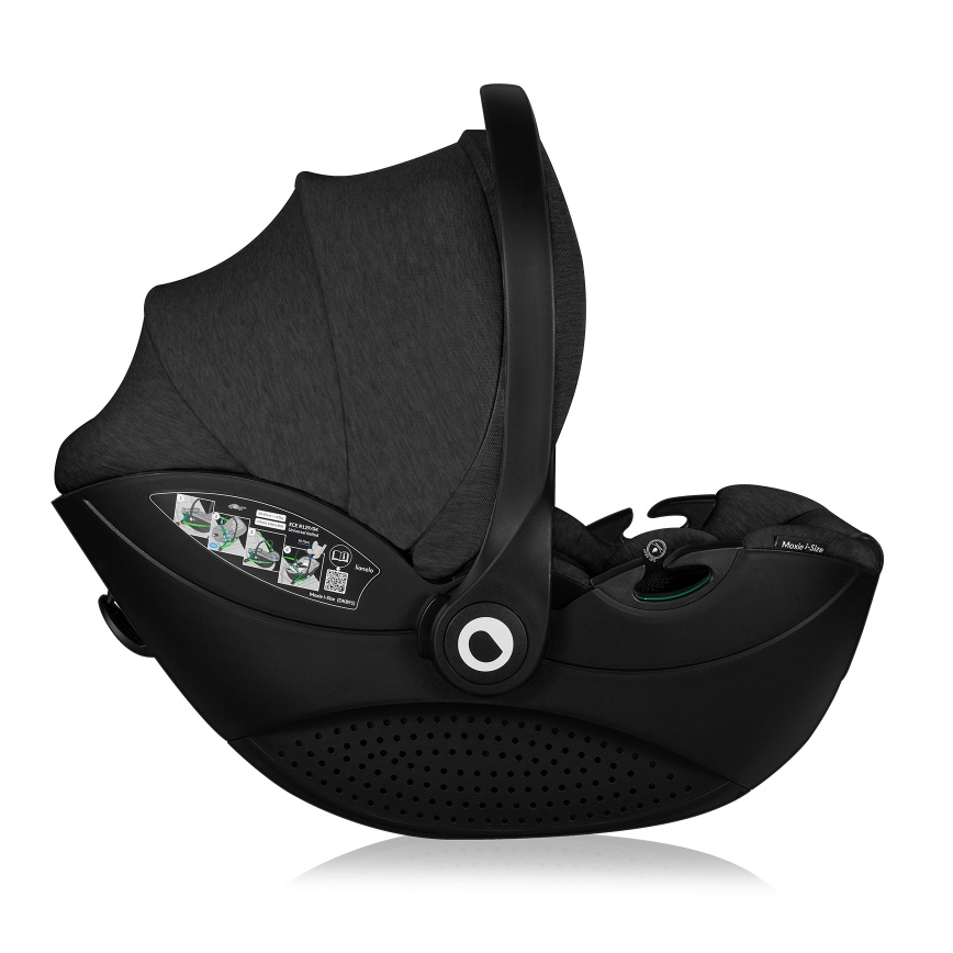 Lionelo - Autokindersitz MOXIE i-Size 40-87 cm Schwarz Onyx