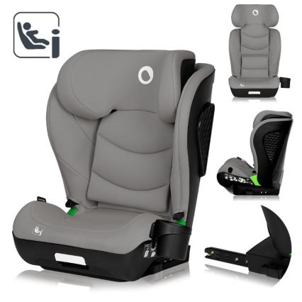 Lionelo - Autokindersitz NEAL i-Size 100-150 cm Betongrau