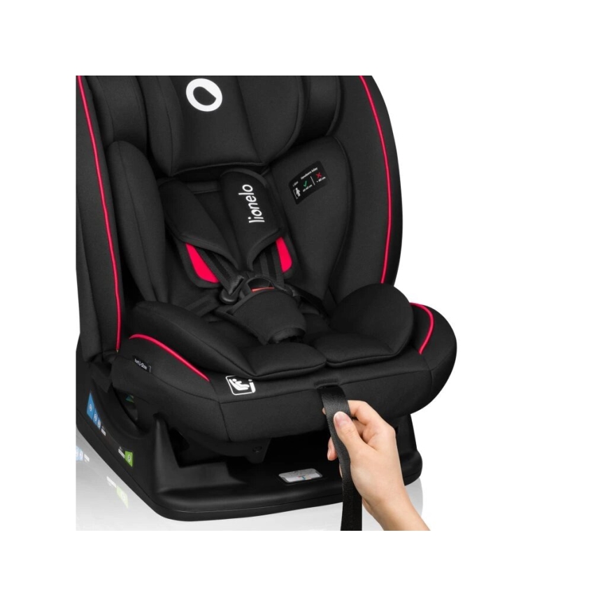 Lionelo - Autositz AART i-Size 40-150 cm schwarz/rot