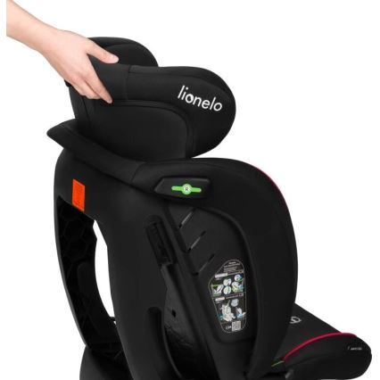 Lionelo - Autositz AART i-Size 40-150 cm schwarz/rot