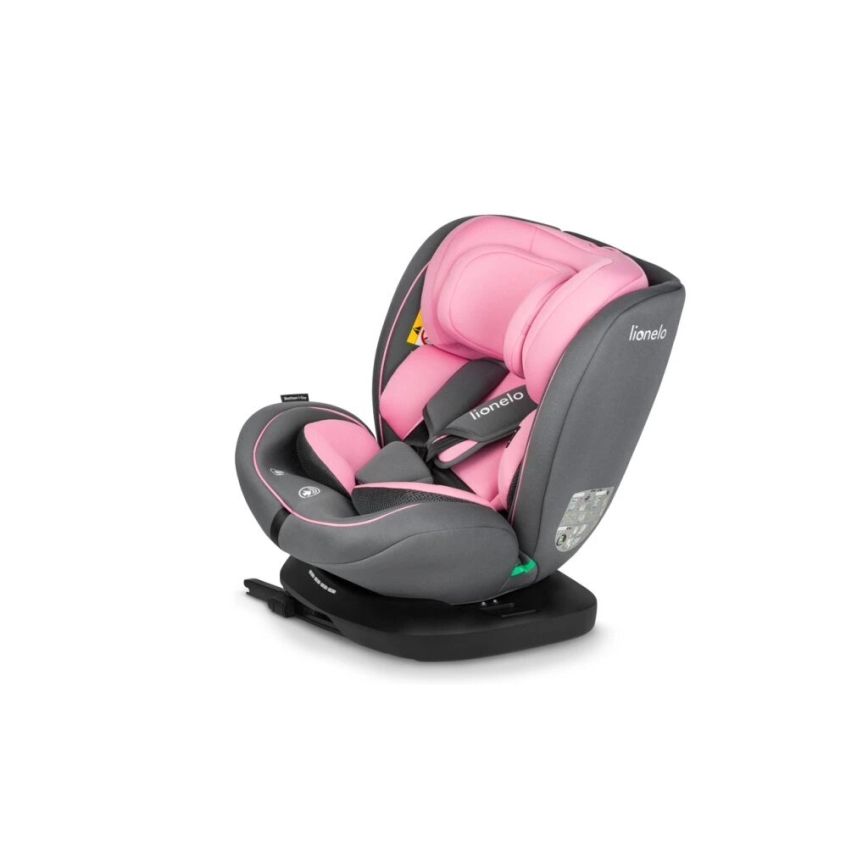 Lionelo - Autositz BASTIAAN i-Size 40-150 cm grau/rosa