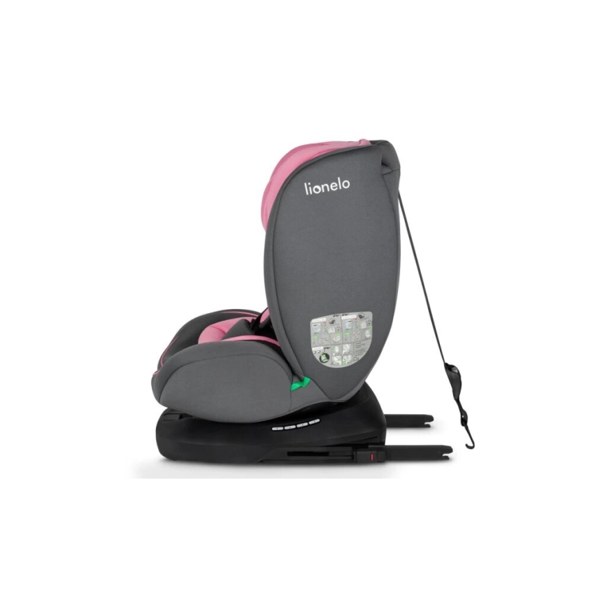 Lionelo - Autositz BASTIAAN i-Size 40-150 cm grau/rosa