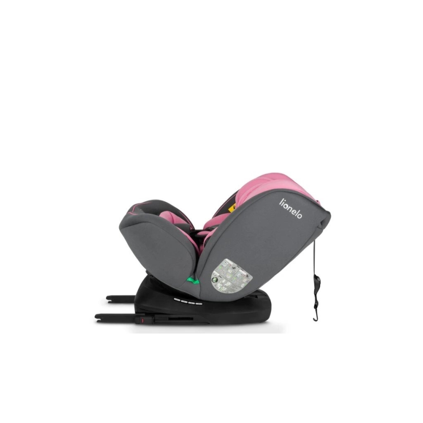 Lionelo - Autositz BASTIAAN i-Size 40-150 cm grau/rosa