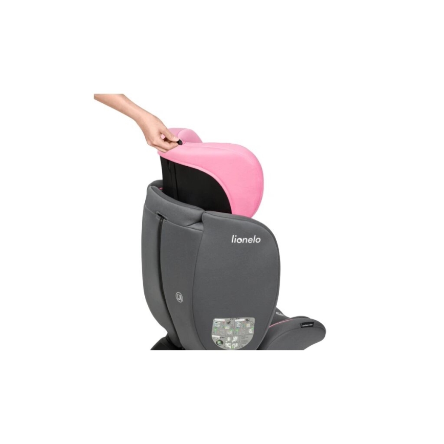 Lionelo - Autositz BASTIAAN i-Size 40-150 cm grau/rosa