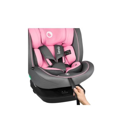 Lionelo - Autositz BASTIAAN i-Size 40-150 cm grau/rosa