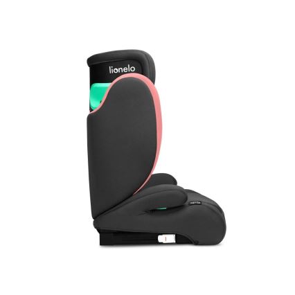 Lionelo - Autositz HUGO i-Size 100-150 cm schwarz/rosa