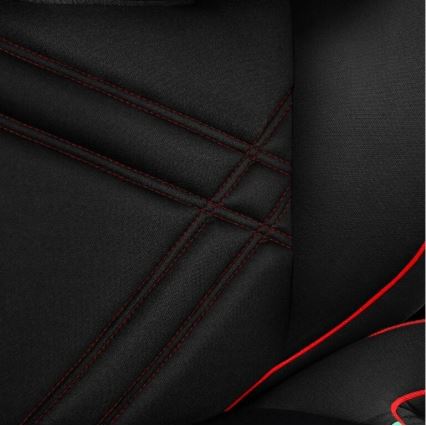 Lionelo - Autositz HUGO i-Size 100-150 cm schwarz/rot