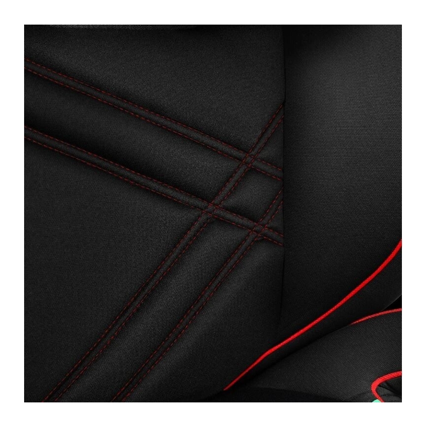 Lionelo - Autositz HUGO i-Size 100-150 cm schwarz/rot