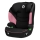 Lionelo - Autositz LARS i-Size 100-150 cm schwarz/rosa