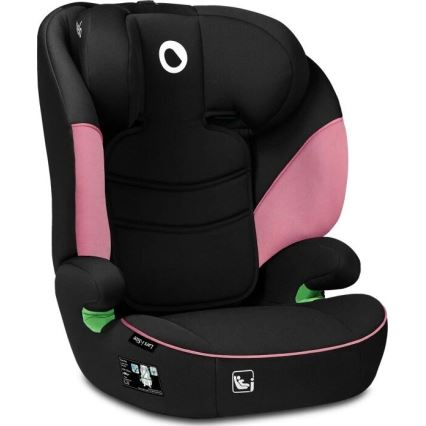 Lionelo - Autositz LARS i-Size 100-150 cm schwarz/rosa