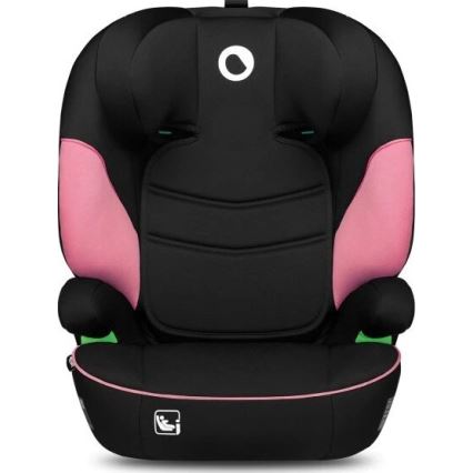 Lionelo - Autositz LARS i-Size 100-150 cm schwarz/rosa