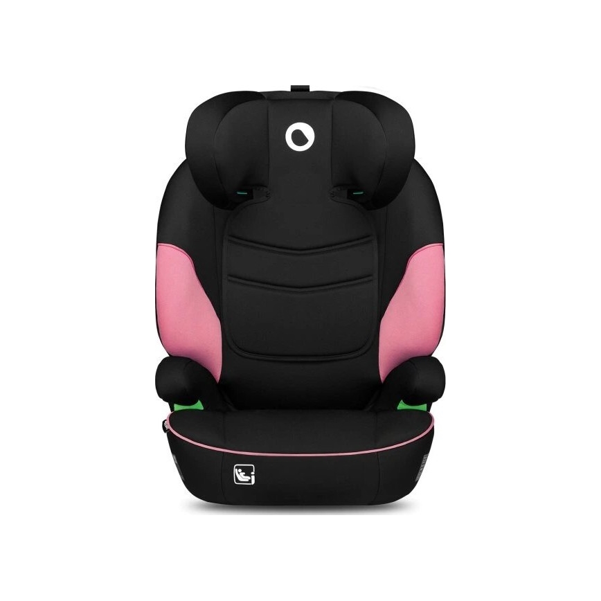 Lionelo - Autositz LARS i-Size 100-150 cm schwarz/rosa