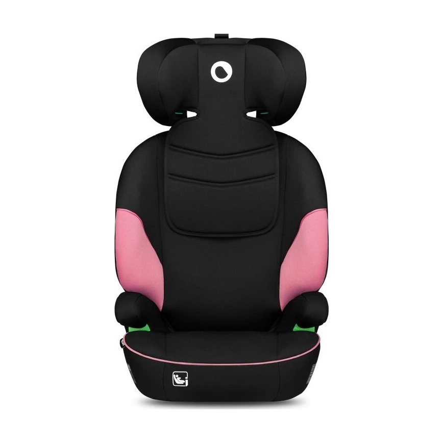 Lionelo - Autositz LARS i-Size 100-150 cm schwarz/rosa